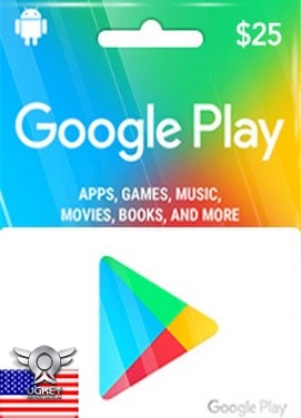 Google Play Card 25$ US